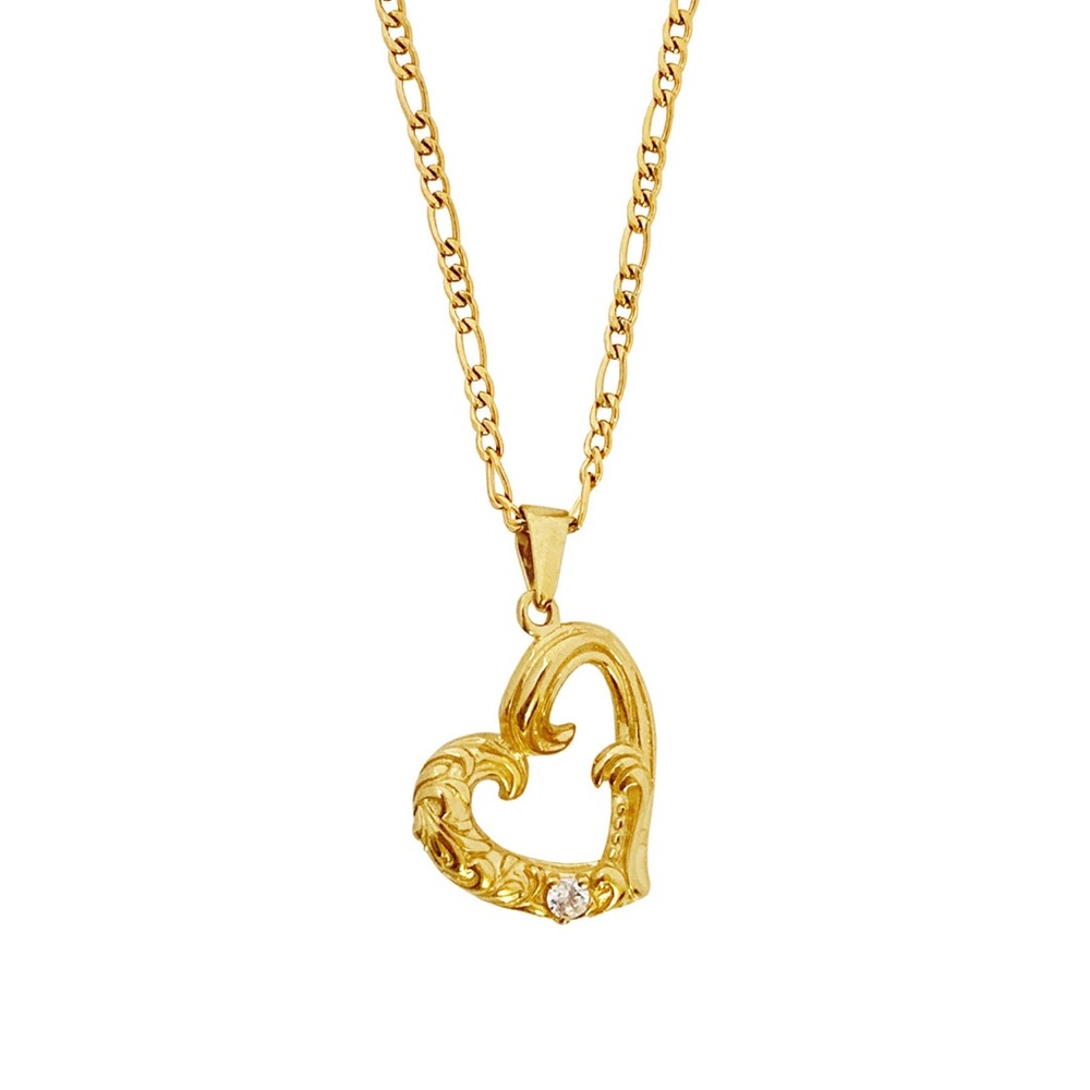 18k Gold Plated Amor Necklace